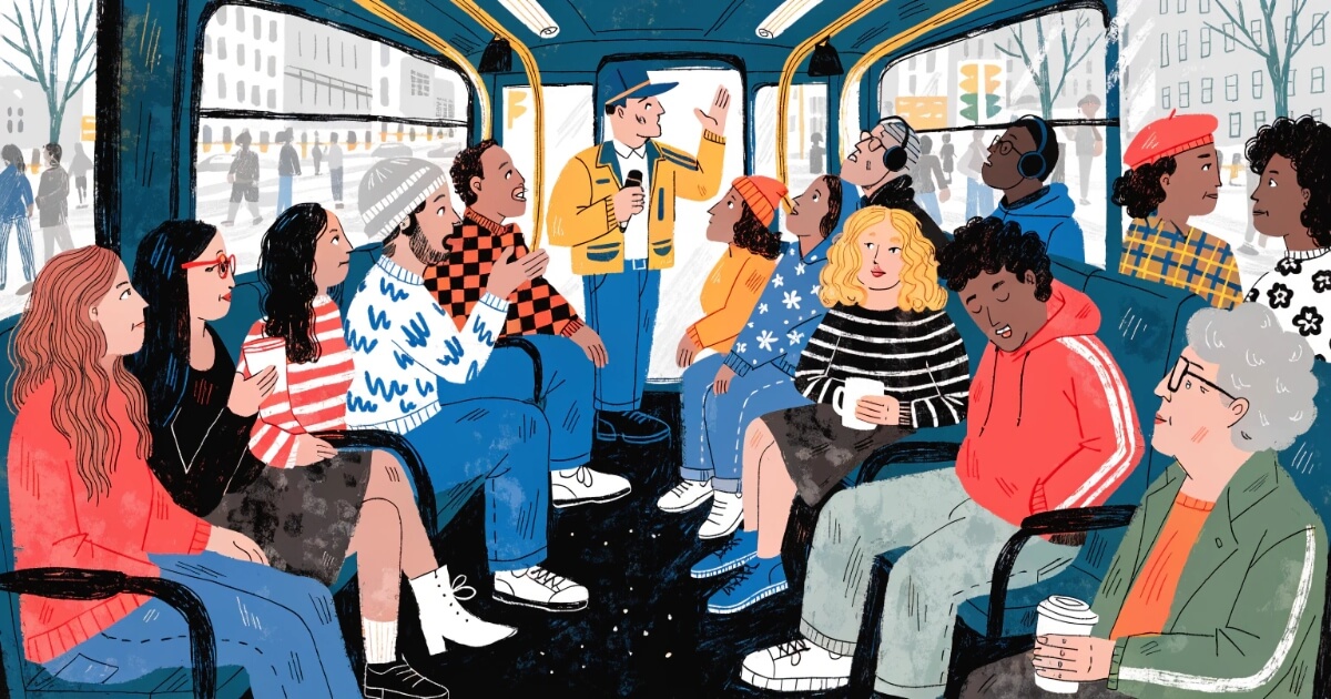 Seeing the Many Faces of Life on a Bus - An Inspirational Story.