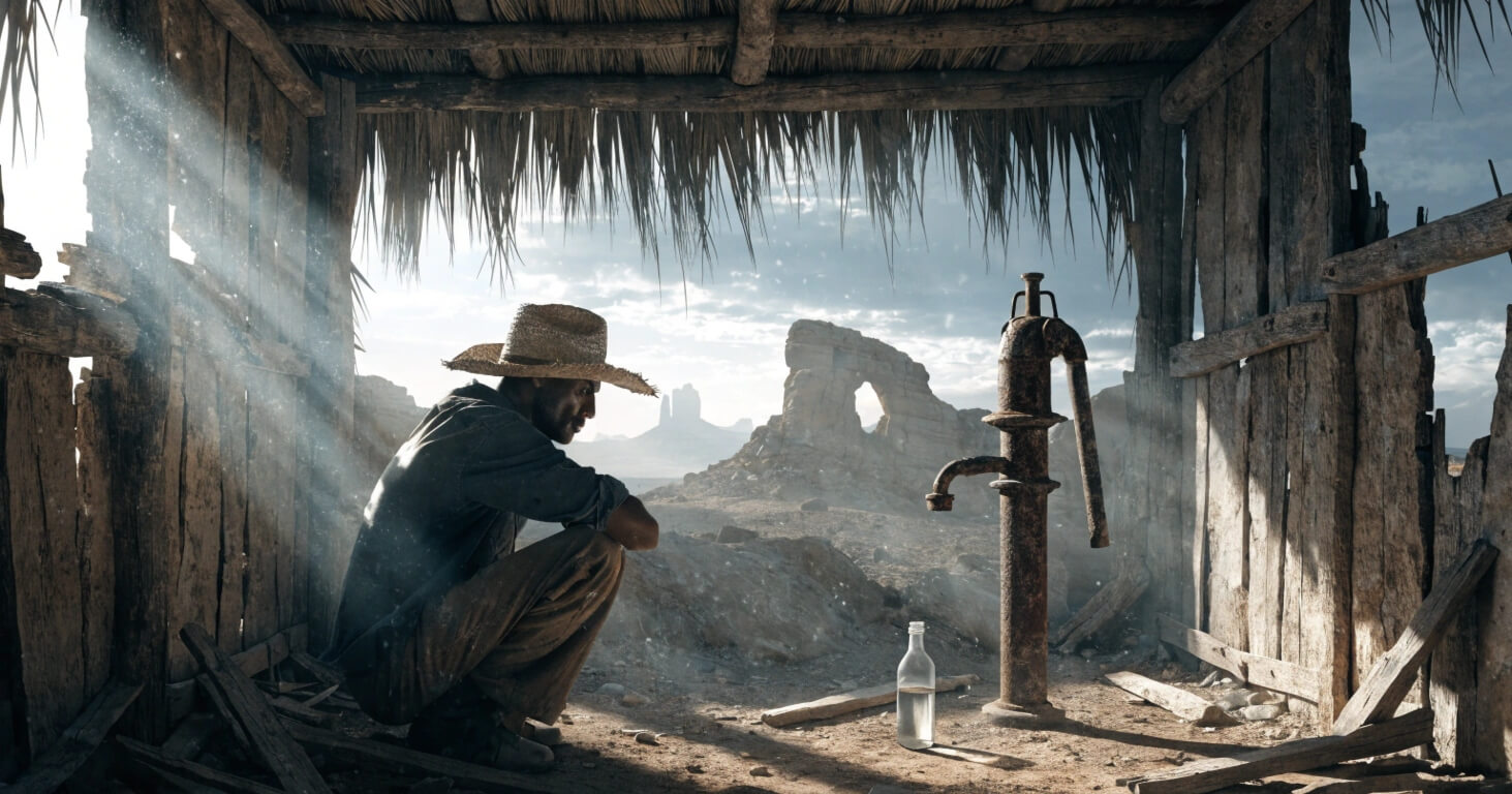 The Bottle Beside the Water Pump - An Inspirational Story About Trust and Giving.